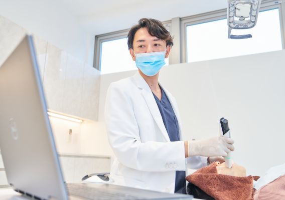 歯の形成・型取り